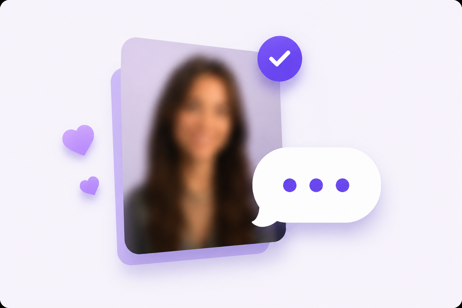 Profil déverrouillé avec conversation